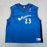 Washington Wizards: Michael Jordan 2001/02 Blue Champion Jersey (XXL)