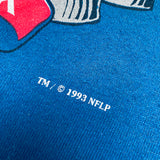 New York Giants: 1993 Nutmeg Mills Graphic Spellout Sweat (L)