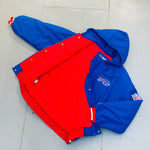 Buffalo Bills: 1990's Reverse Spellout Fullzip Starter Parka Jacket (L)