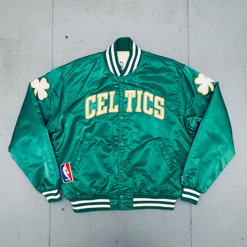 Boston Celtics: 1980's Satin Stitched Spellout NBA Authentics 