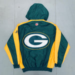 Green Bay Packers: 1990's Logo Athletic Fullzip Proline Jacket (M)