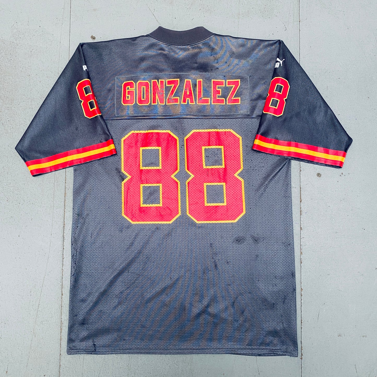 Kansas City Chiefs: Tony Gonzalez 1999/00 Graphite Jersey (M/L)