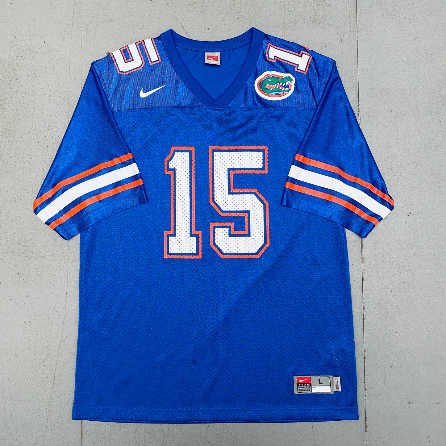 Florida Gators: No. 15 Tim Tebow 2006/07 Nike Jersey (L)