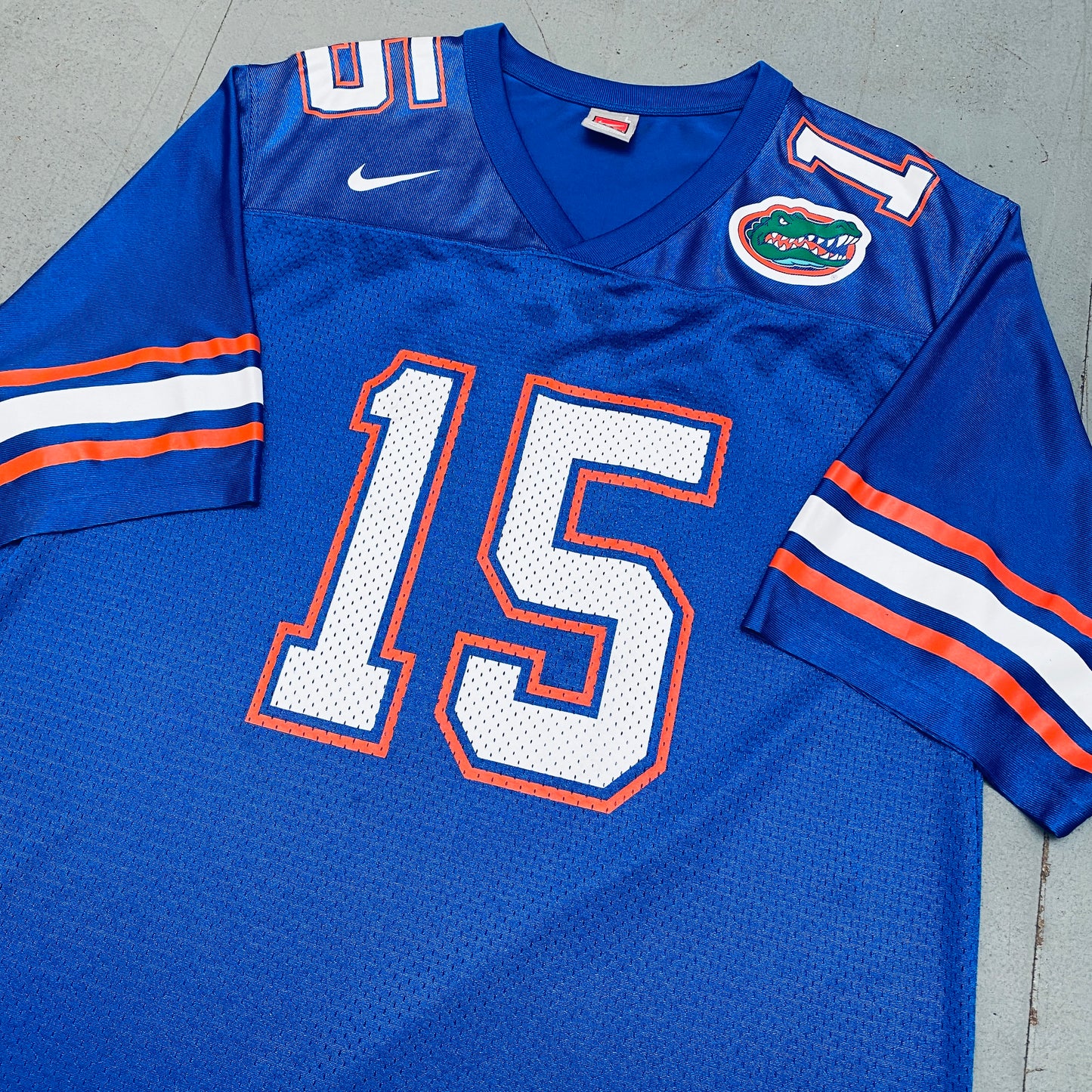 Florida Gators: No. 15 Tim Tebow 2006/07 Nike Jersey (L)