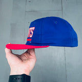 New York Giants: 1990's Sports Specialties Embroidered Wordmark Spellout Snap