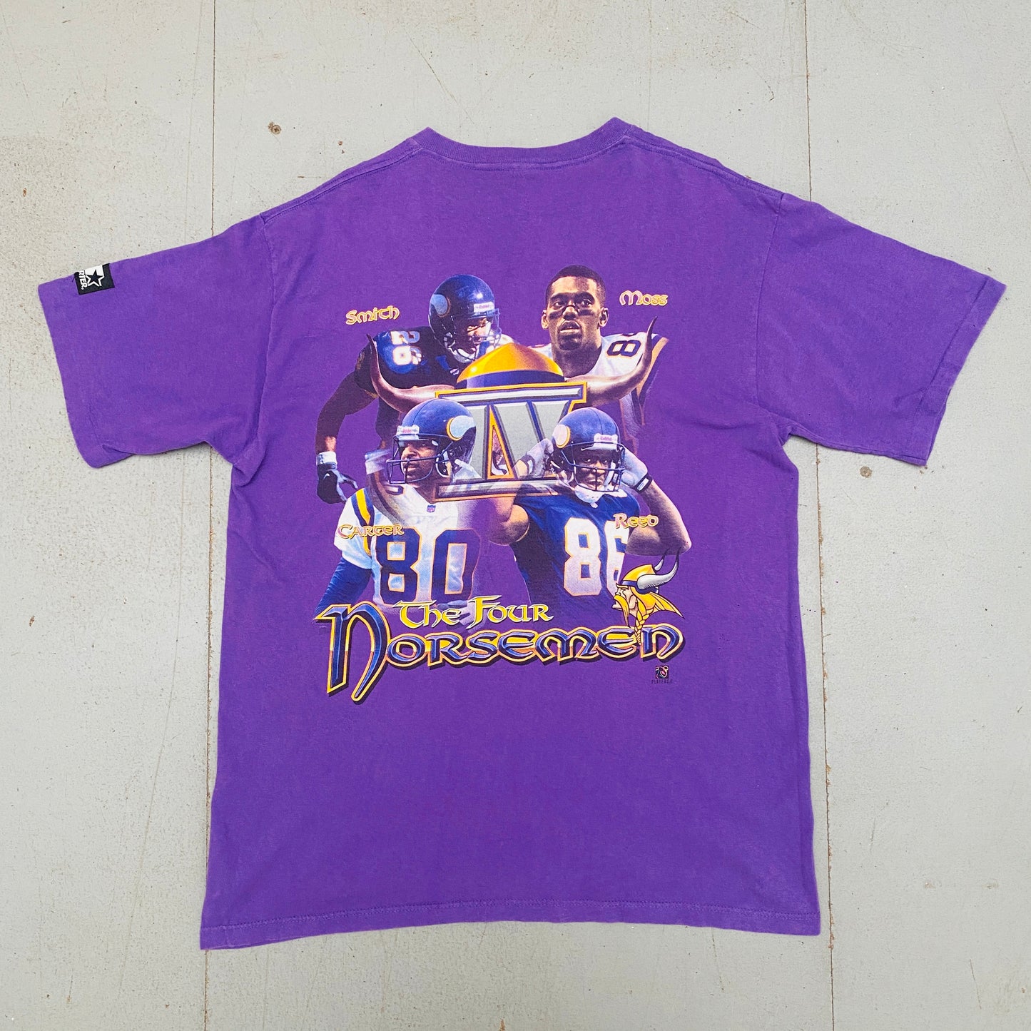 Minnesota Vikings: 1990's The Four Norsemen Starter Tee (L)