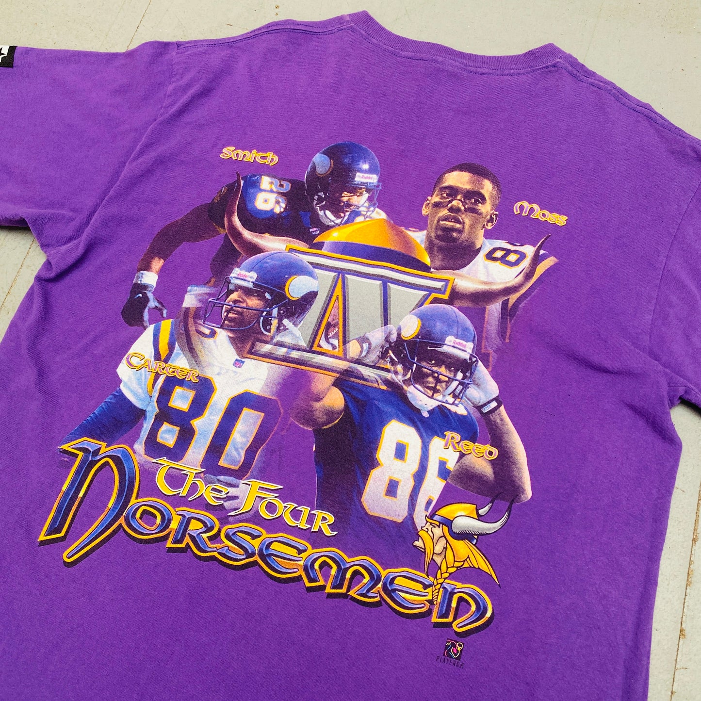 Minnesota Vikings: 1990's The Four Norsemen Starter Tee (L)