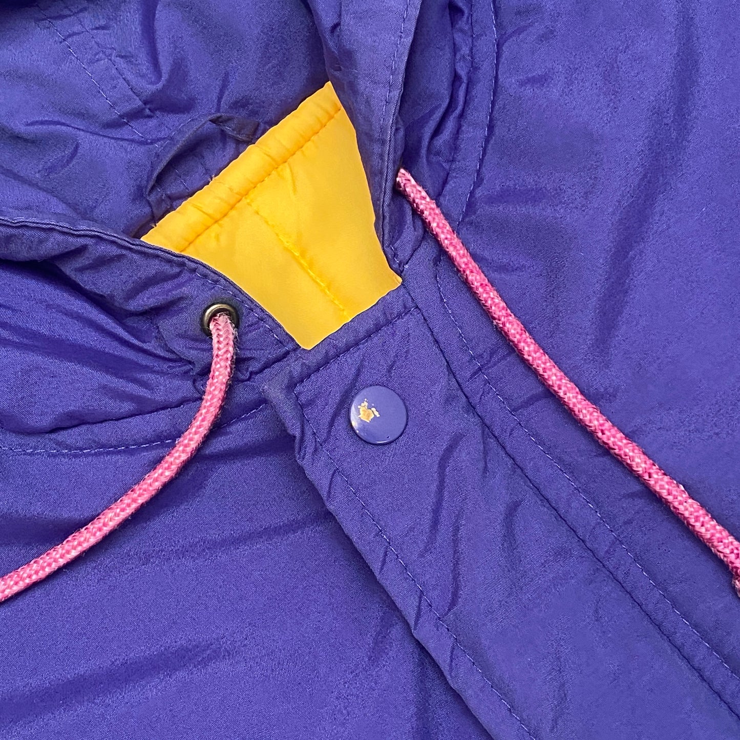 Minnesota Vikings: 1990's Reverse Embroidered Spellout Fullzip Starter Parka Jacket (M)