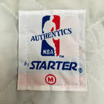 Boston Celtics: 1980's Satin Stitched Spellout NBA Authentics Starter Bomber Jacket (M)