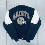 New Orleans Saints: 1990's Chalk Line Reverse Spellout Bomber Jacket (M/L)