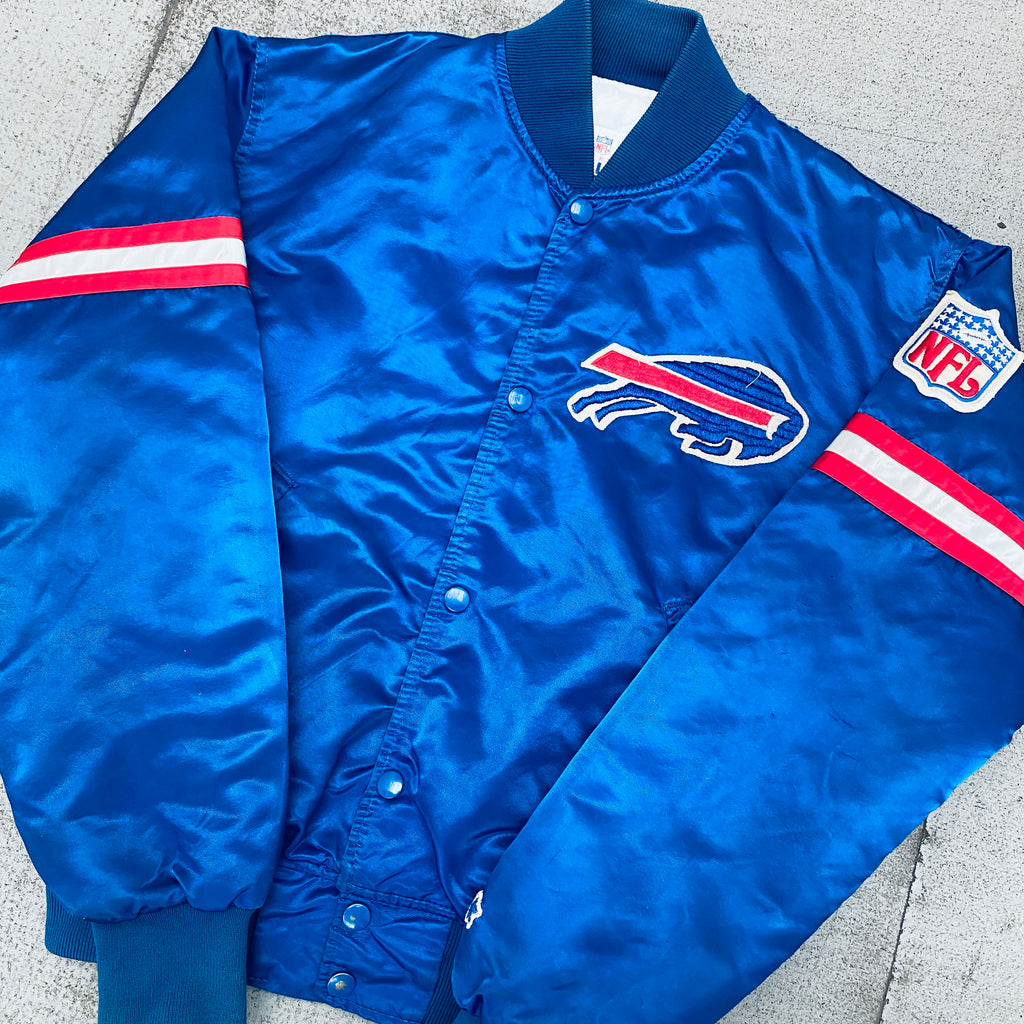 Buffalo Bills: 1980's Satin Proline Starter Bomber Jacket (S ...