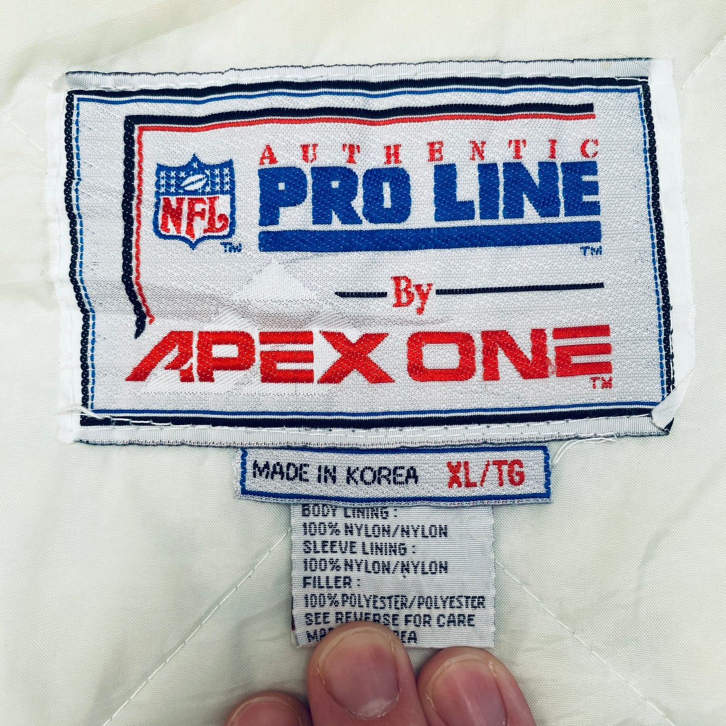 Indianapolis Colts: 1990's Apex One "Ice Cream Man" Wave Proline Fullzip Jacket (XL)