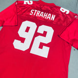 New York Giants: Michael Strahan 2004/05 Red Alternate (L)