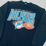 Miami Dolphins: 1990's Logo 7 Graphic Spellout Sweat (M)