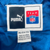 Seattle Seahawks: 1990's Puma Leather Sleeve Woollen Varsity Jacket (XL)