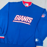 New York Giants: 1990's Embroidred Spellout Proline Starter Sweat (L)