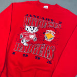 Wisconsin Badgers: 1995 Hall Of Fame Bowl Spellout Sweat (L)