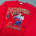 Nebraska Cornhuskers: 1990's Graphic Spellout Sweat (XL)