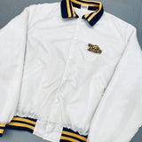 Iowa Hawkeyes: 1980's Reverse Stitched Spellout Bomber Jacket (XL)