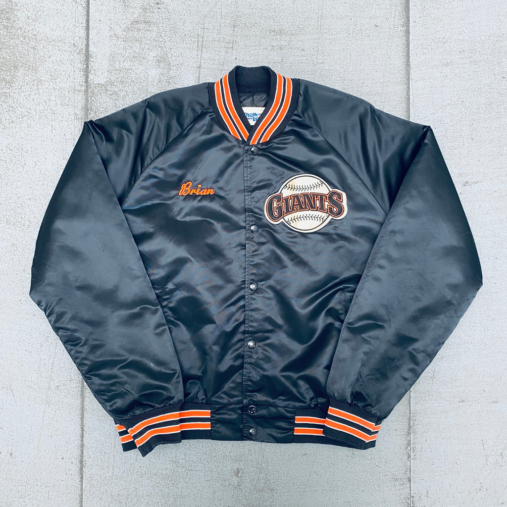 San Francisco Giants: 1990's Chalk Line Satin Bomber Jacket (L) – National  Vintage League Ltd.