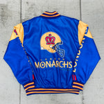 WLAF: London Monarchs 1991 Sublimated Fullzip Bomber Jacket (XL)