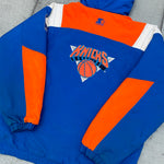 New York Knicks: 1990's 1/4 Zip Starter Breakaway Jacket (S/M)