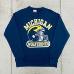 Michigan Wolverines: 1990's Graphic Spellout Sweat (S/M)