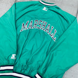 Marshall Thundering Herd: 1990's Reverse Spellout Starter Sideline Jacket (L/XL)