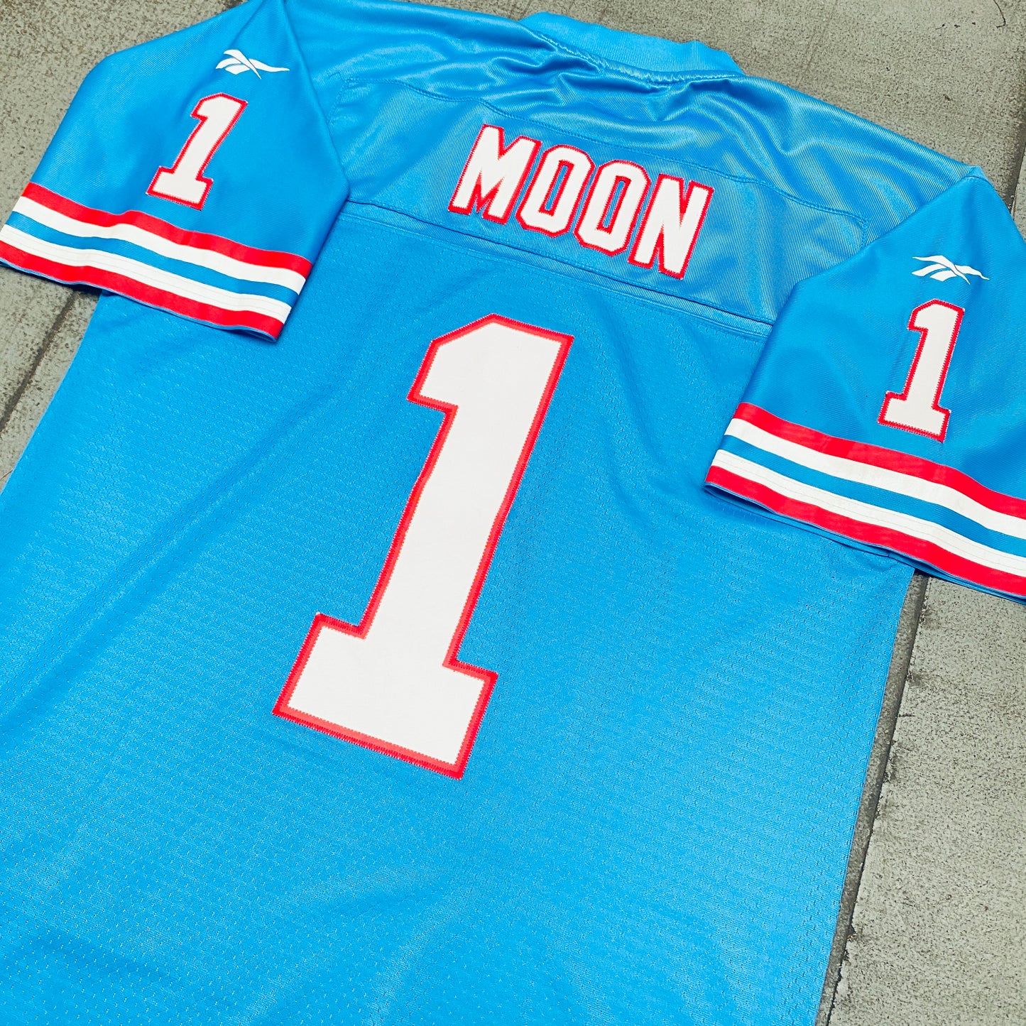 Houston Oilers: Warren Moon 1990 Throwback Jersey - Stitched (M)