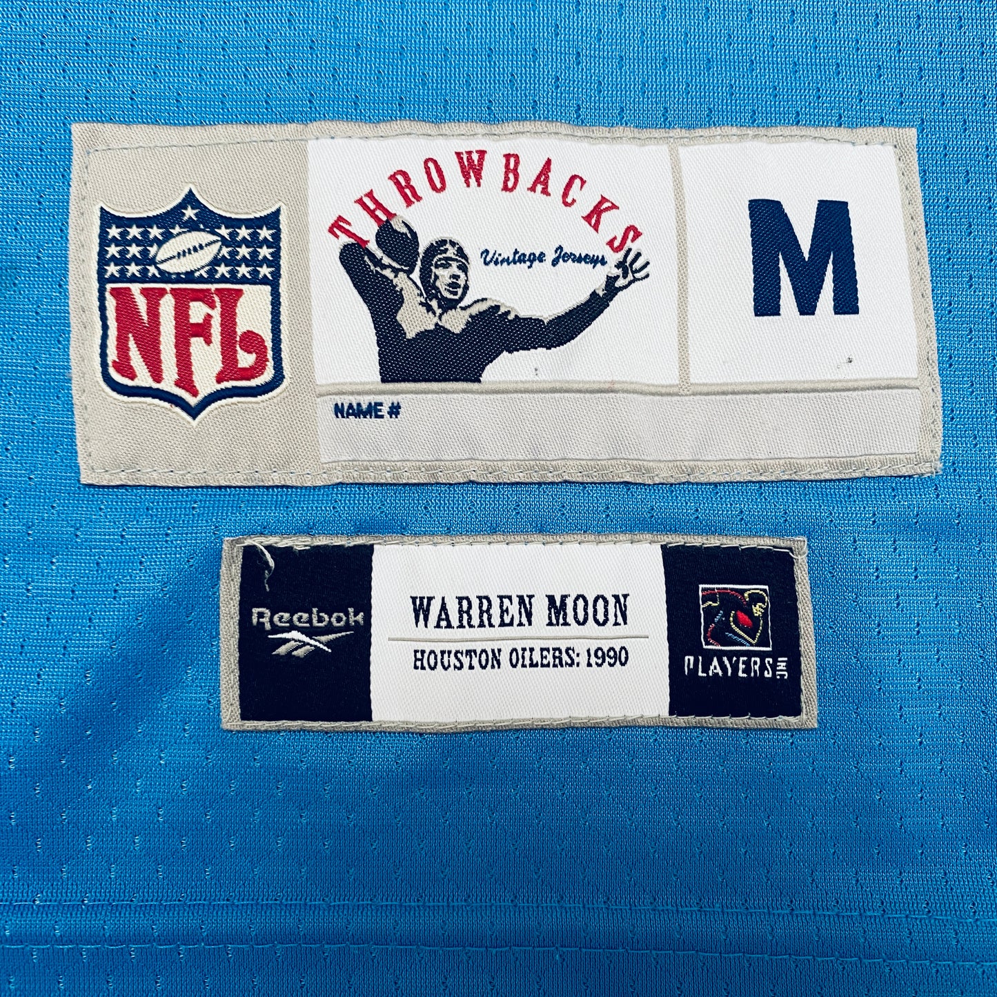 Houston Oilers: Warren Moon 1990 Throwback Jersey - Stitched (M)