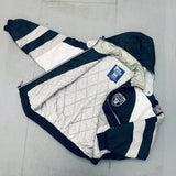Oakland Raiders: 1990's Pro Player Reverse Spellout Fullzip Jacket (XL)