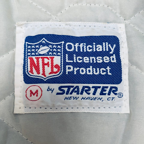 Miami Dolphins Pro Line Starter Denim Bomber Jacket (L)