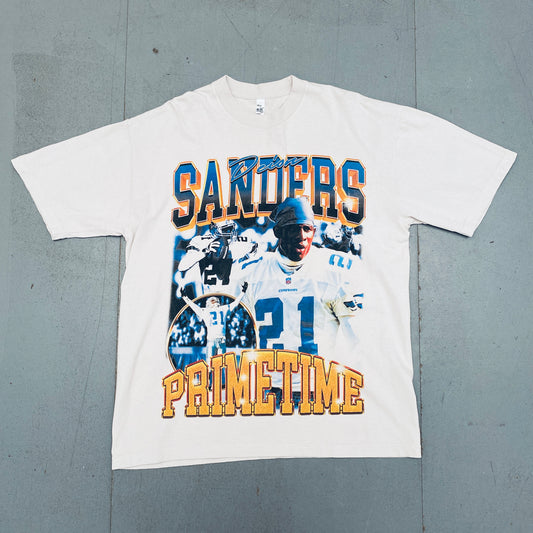 Dallas Cowboys: Deion Sanders "Prime Time" Graphic Tee (L)