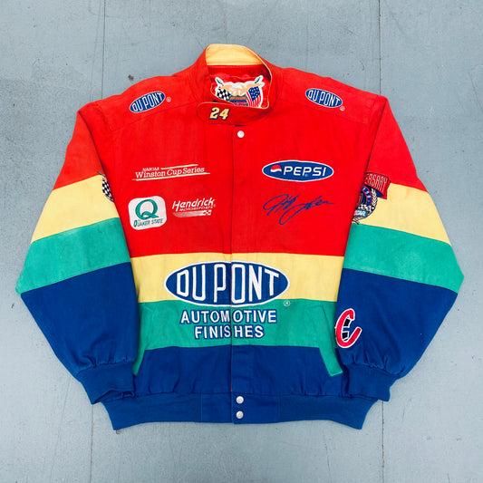 NASCAR: Jeff Hamilton "Rainbow" Jacket w/ 50th Anniversary Patch (XL)