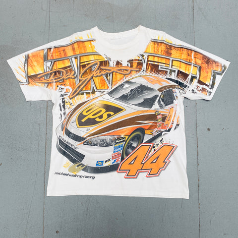 NASCAR: 2006 Dale Jarrett "Determined To Deliver"  All Over Print Chase Authentic Tee (L)