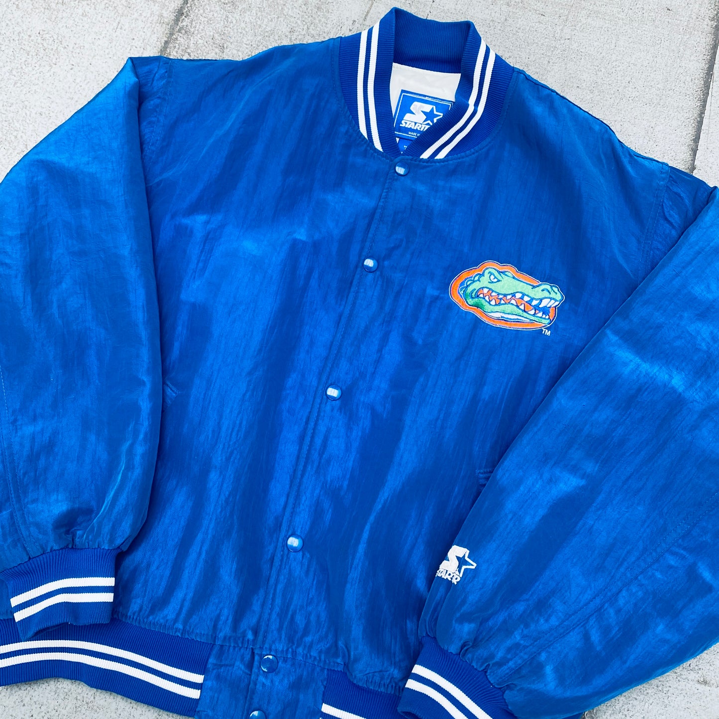 Florida Gators: 1990's Starter Bomber Jacket (XL)