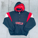 UNLV Rebels: 1990's 1/4 Zip Starter Breakaway Jacket (M)