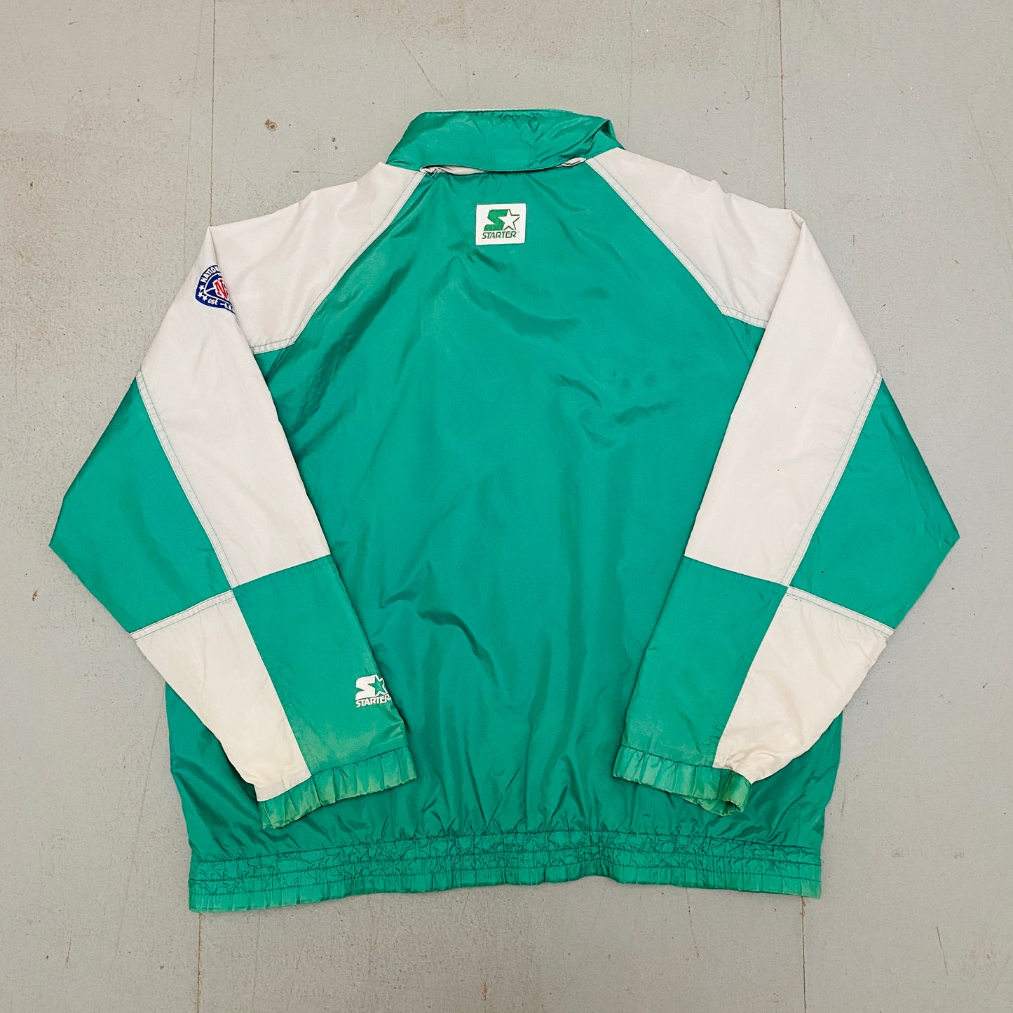 Philadelphia Eagles: 1990's Fullzip Starter Windbreaker (XL)