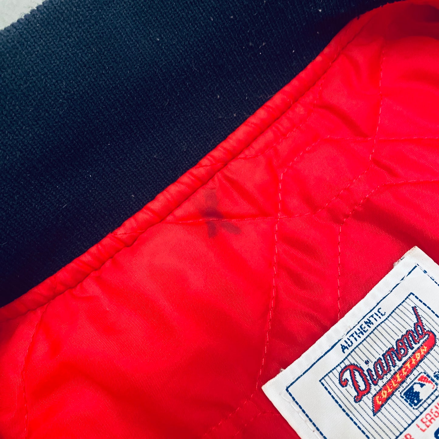 St. Louis Cardinals: 1980's Satin Diamond Collection Starter Bomber Jacket (L)