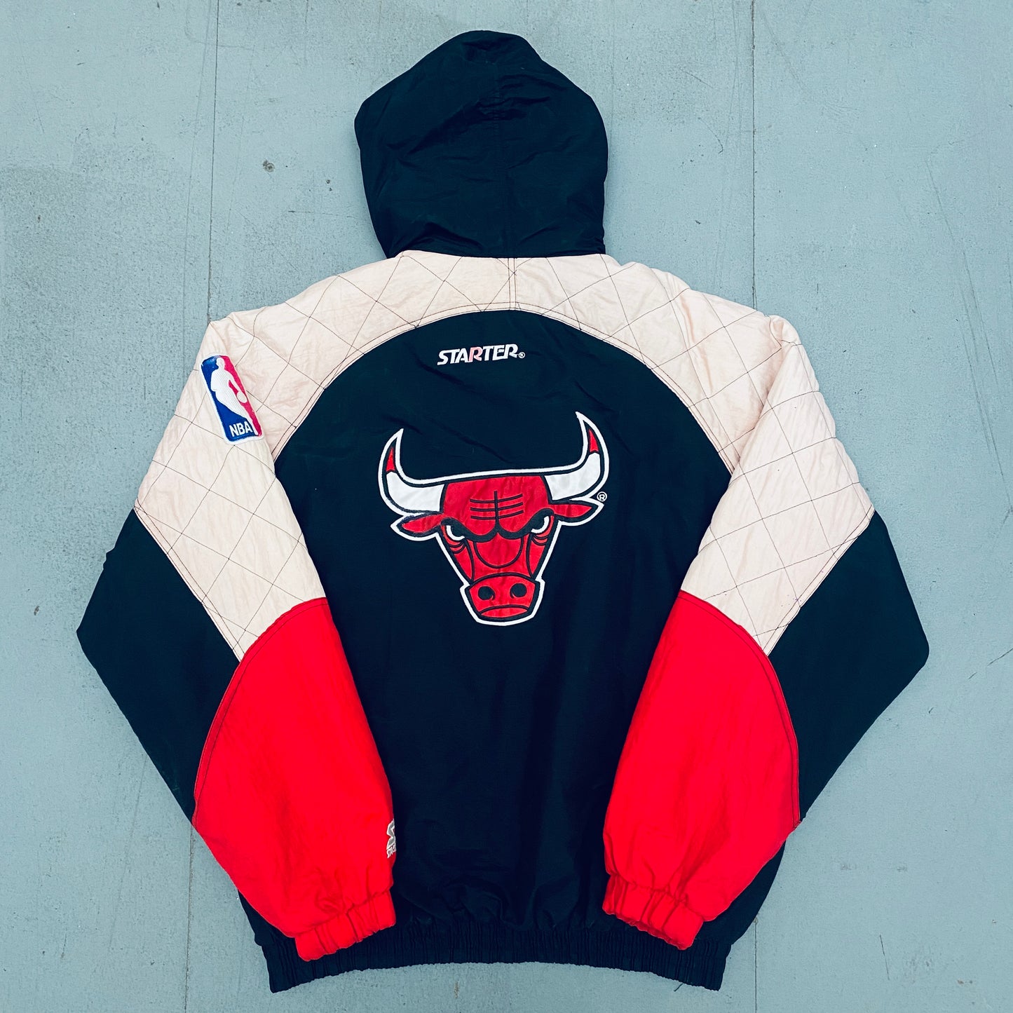 Chicago Bulls: 1990's Fullzip Starter Parka Jacket (XL)