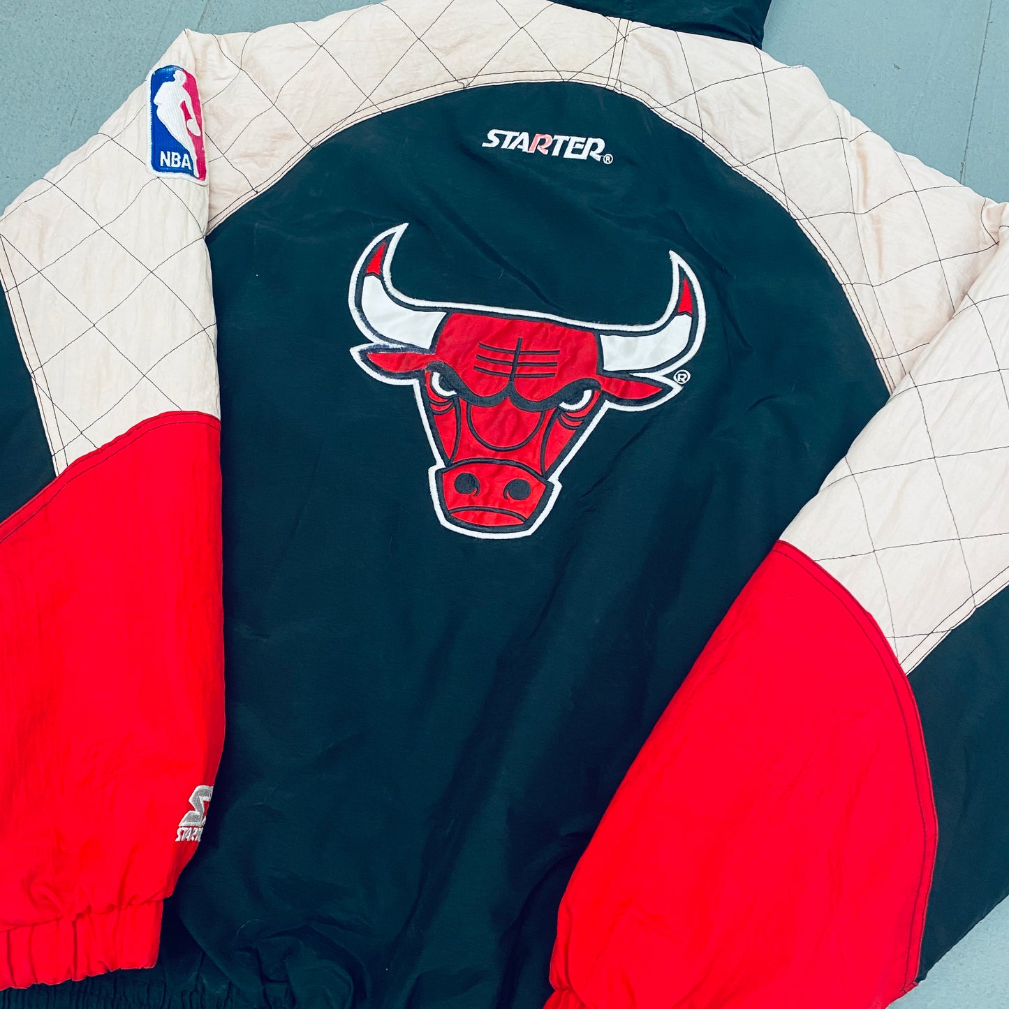 Chicago Bulls: 1990's Fullzip Starter Parka Jacket (XL)