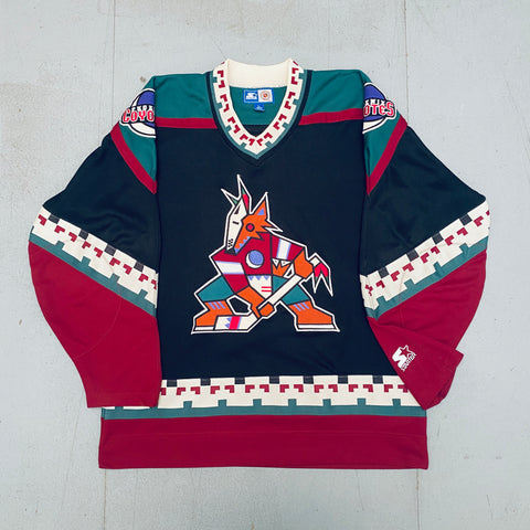 Phoenix Coyotes: 1997 Starter "Kachina" Jersey (L)