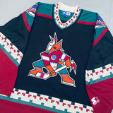 Phoenix Coyotes: 1997 Starter "Kachina" Jersey (L)