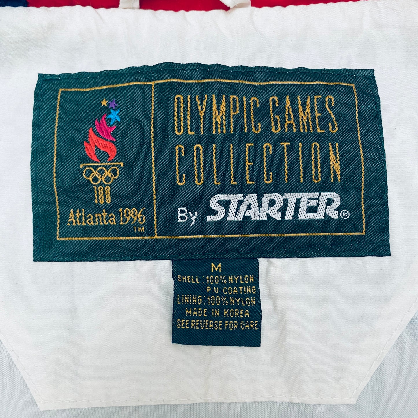 Olympics: Atlanta 1996 Team USA Olympic Games Collection Fullzip Starter Windbreaker (M)