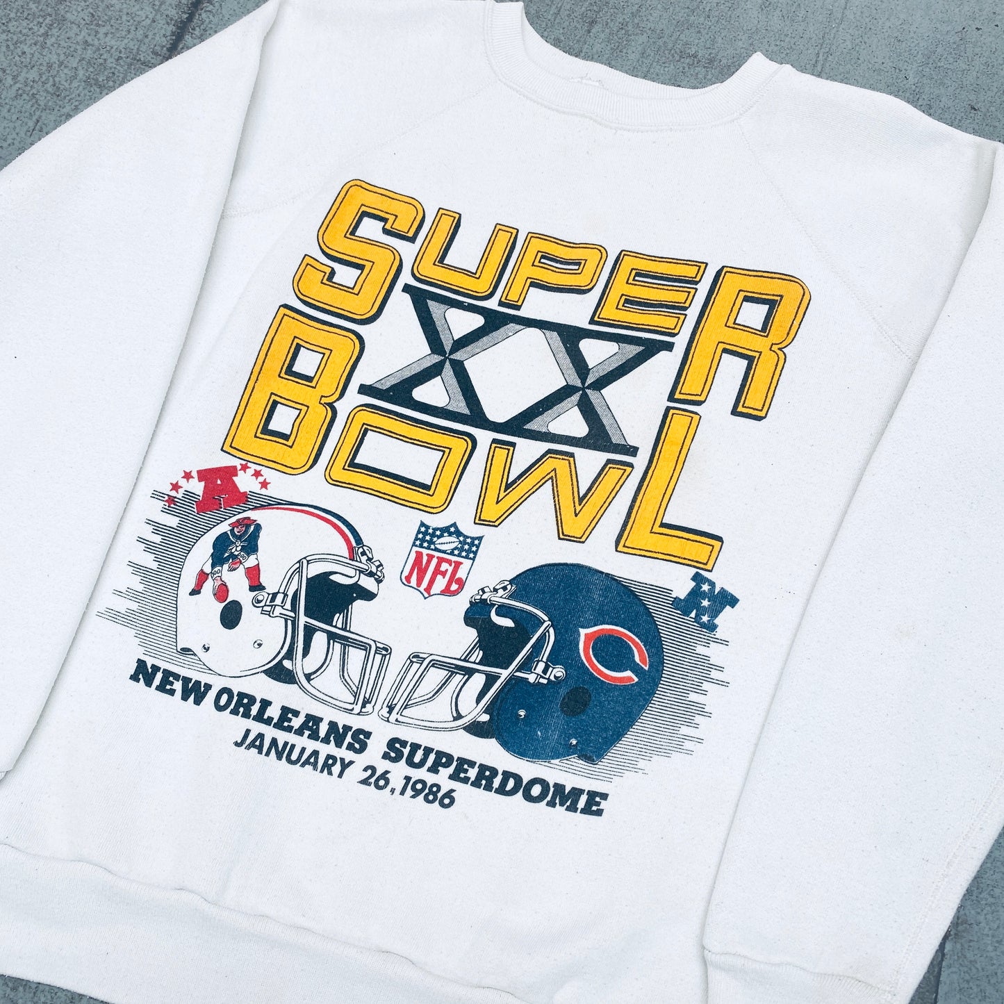 Chicago Bears: 1986 Super Bowl XX Match Up Sweat (S/M)