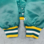 Green Bay Packers: 1980's Satin Starter Bomber Jacket (L)