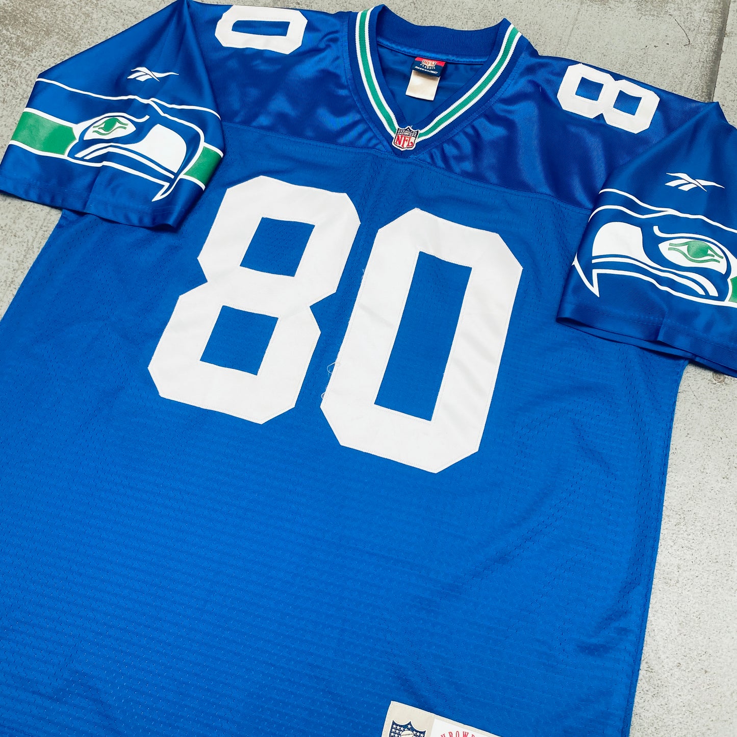 Seattle Seahawks: Steve Largent 1985 Throwback Jersey - Stitched (L)