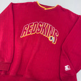 Washington Redskins: 1990's Embroidered Spellout Starter Sweat (XL)