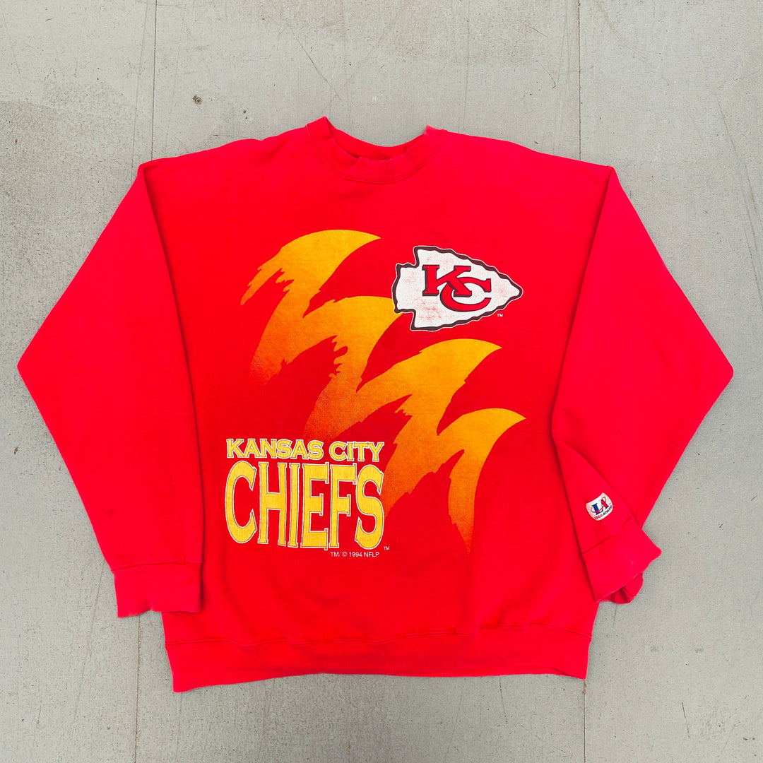 VINTAGE Iron Knights popular Athletics Kansas City Chiefs 100% Polyester Fleece XL