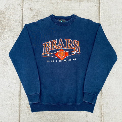 Chicago Bears: 1990's Logo Athletic Embroidered Spellout Sweat (M)